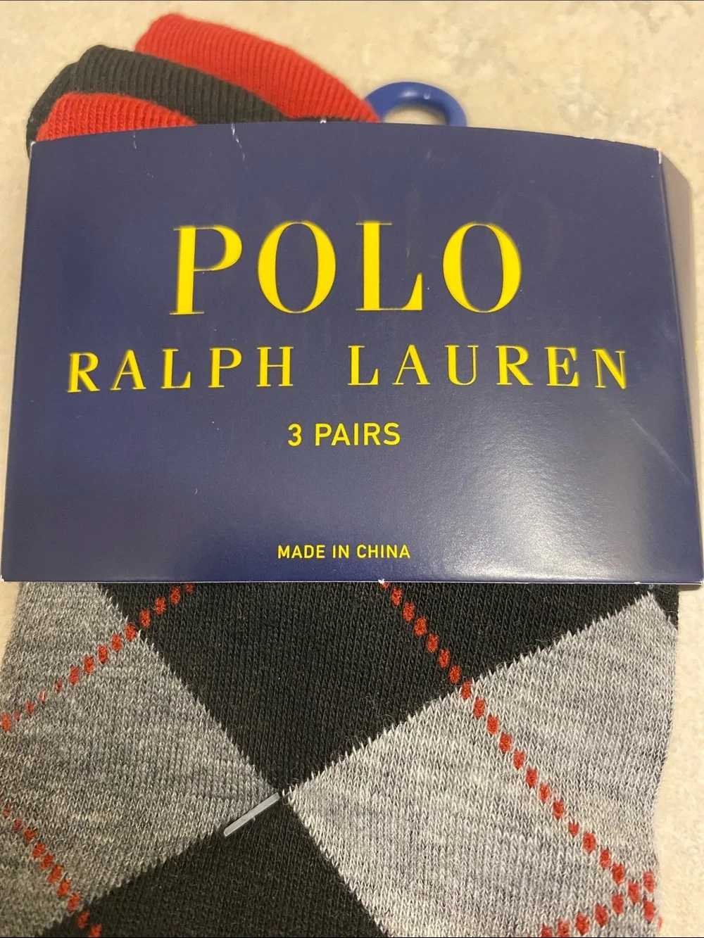 Mens 3pk POLO RALPH LAUREN socks